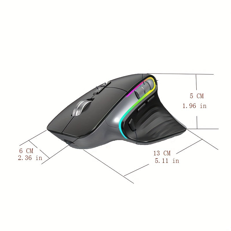 JOMAA 2.4GHz Wireless Gaming Mouse with Silent RGB Backlight TJR7Z2F