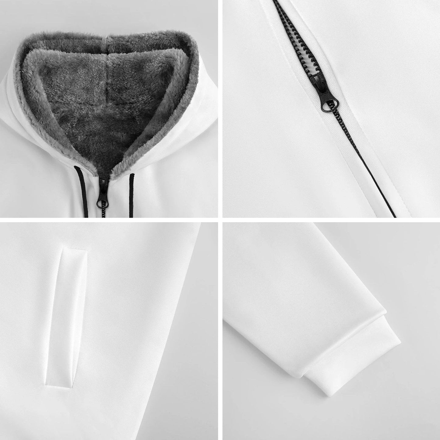 Maximalist AOP Plush-Lined Full-Zip Hoodie | 480gsm Scuba-Shell Heavyweight Cold-Weather Streetwear — Festival Winter Statement Layer (S–5XL)