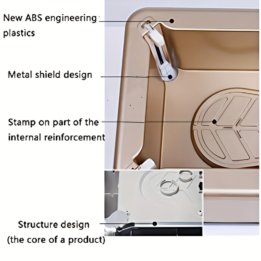Automatic Shoe Cover Dispenser, Durable Plastic TJR7P4D