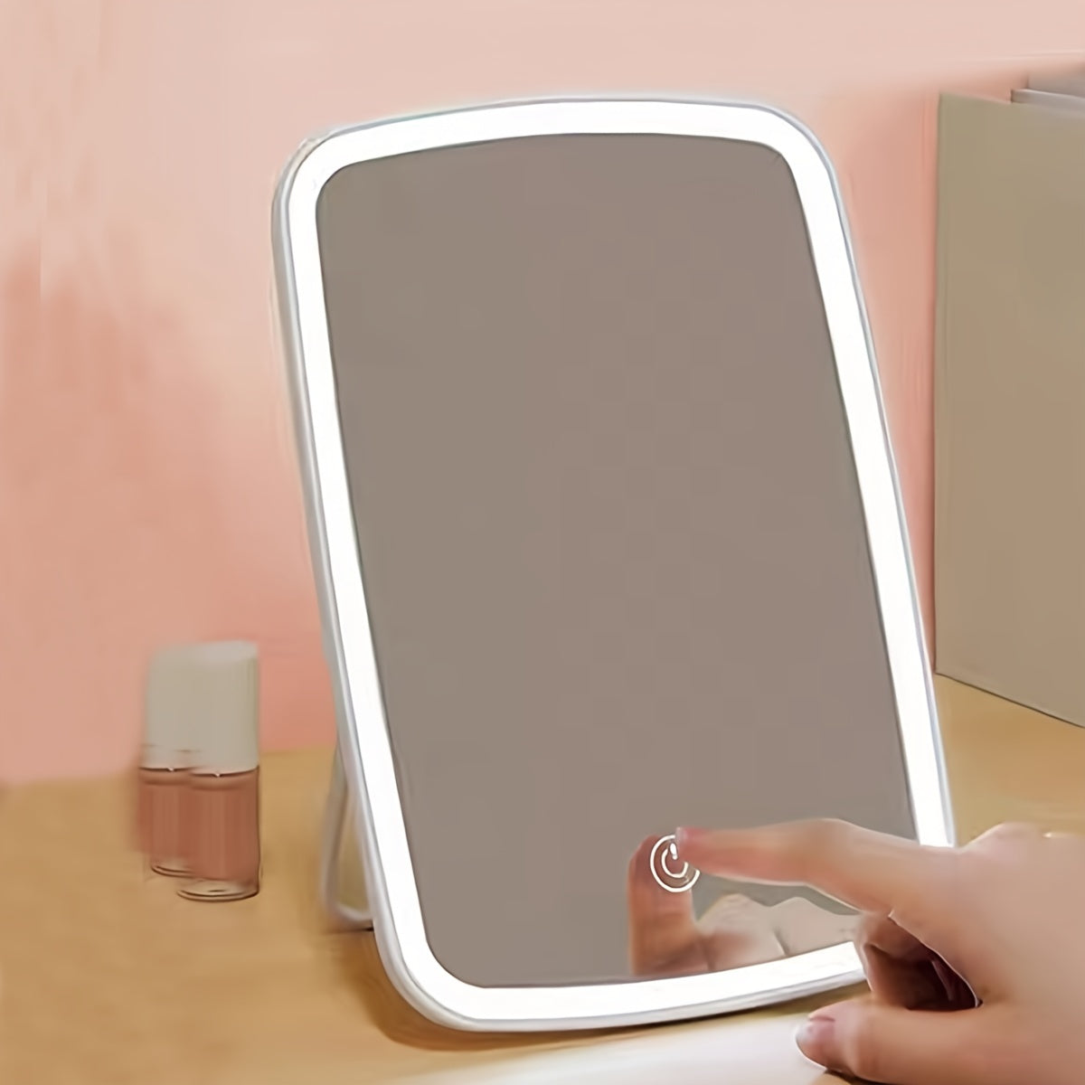 USB Charging White LED Makeup Mirror - QN2K