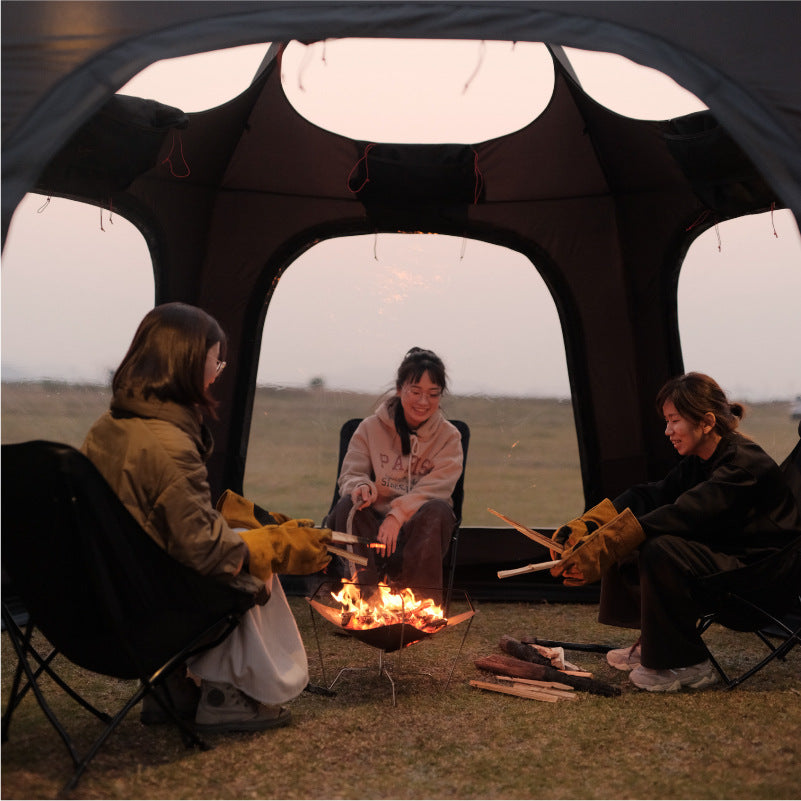 Vidalido RIDGE Series Modular Dome Tent Multiple Setup Geodesic Tent Large Space For Group Family Splicing Hexagonal Self-Supporting Waterproof Canopy