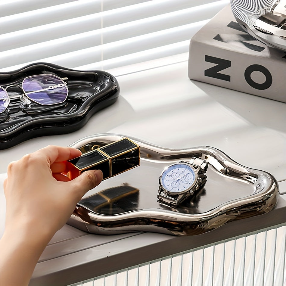 Cloud Jewelry Tray Decor- HMT24GG