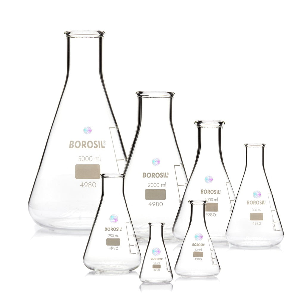 Conical Flask Glass Borosil