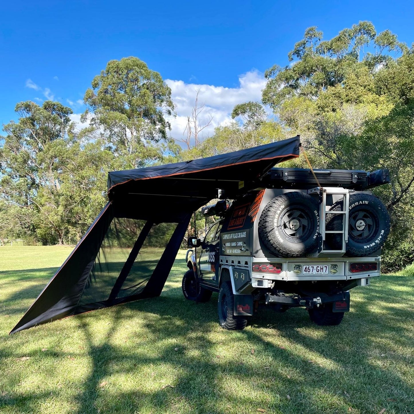 Campboss 180 Single Awning Wall