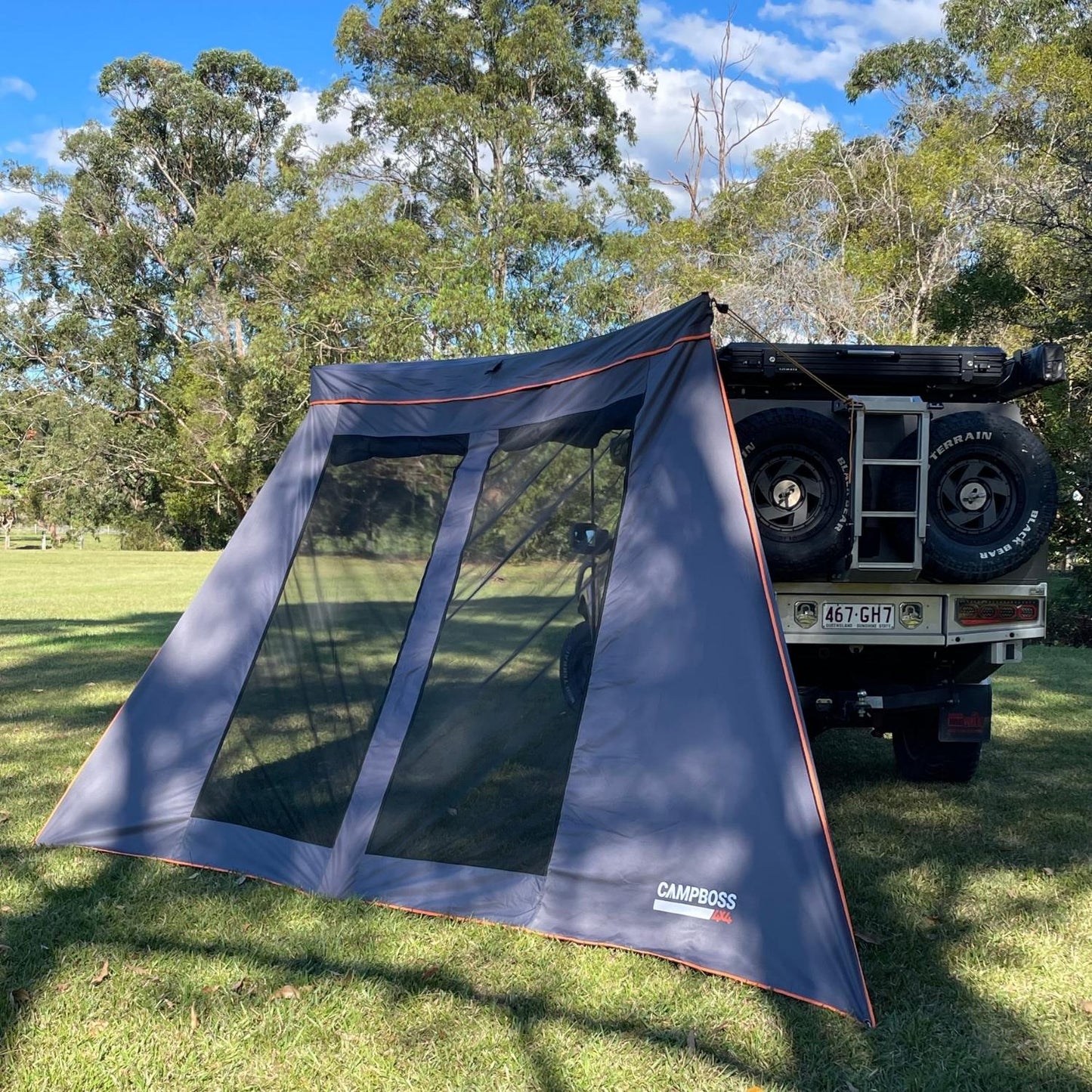 Campboss 180 Single Awning Wall