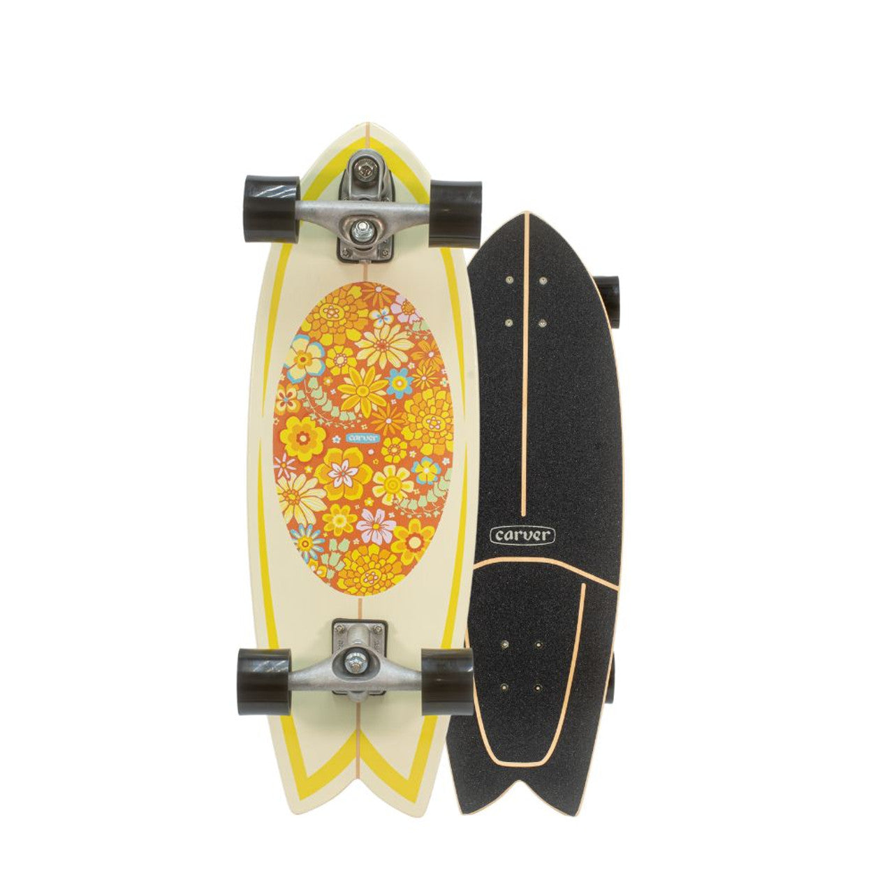 Carver Bloom Surfskate Complete C7 Raw (V4) - 29.25″