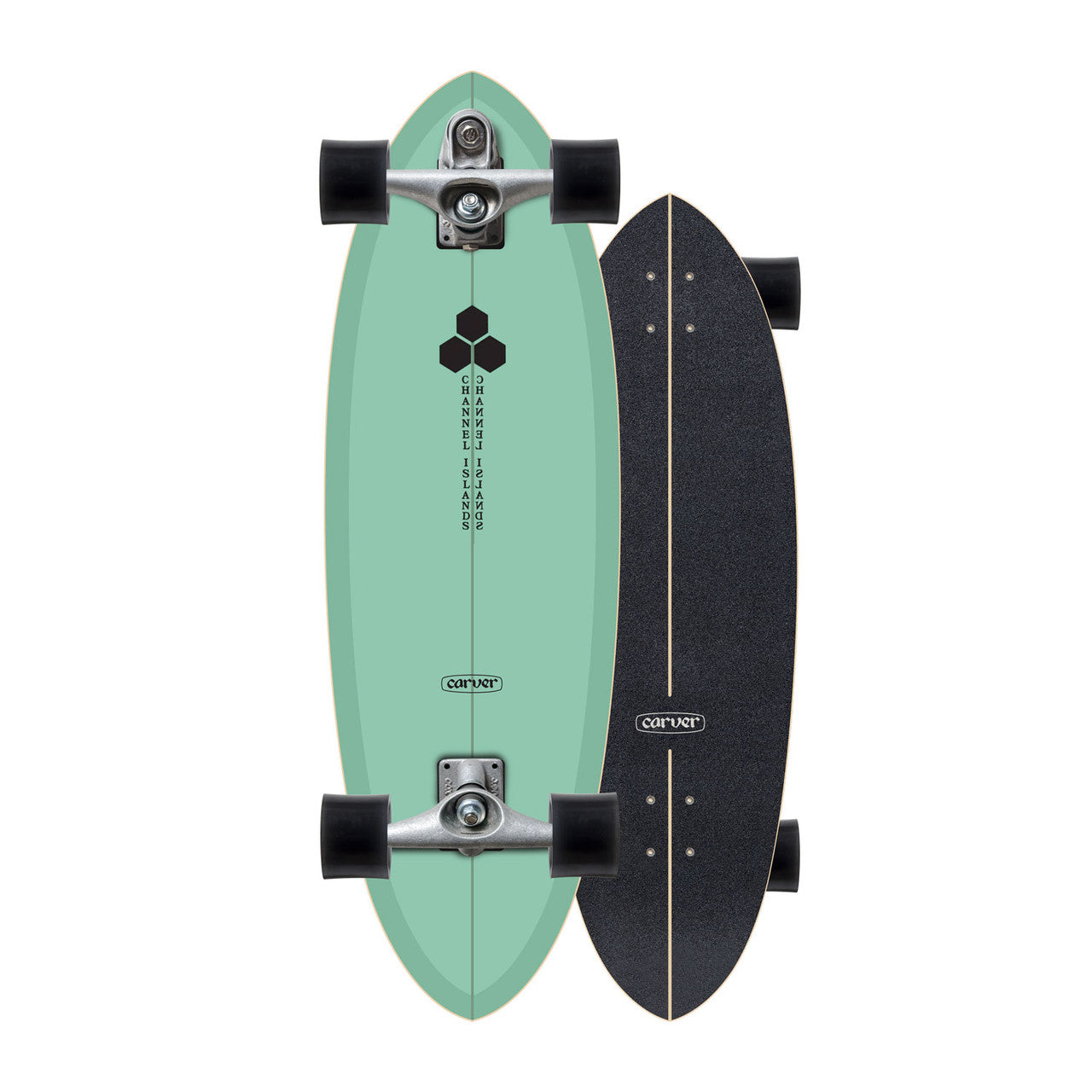 Carver Channel Islands Twin Pin Surfskate Complete C7 Raw (V3) - 31.75″