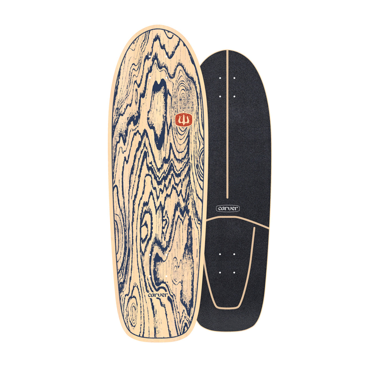 Carver Grain Surfskate Deck (V4) - 31.25″