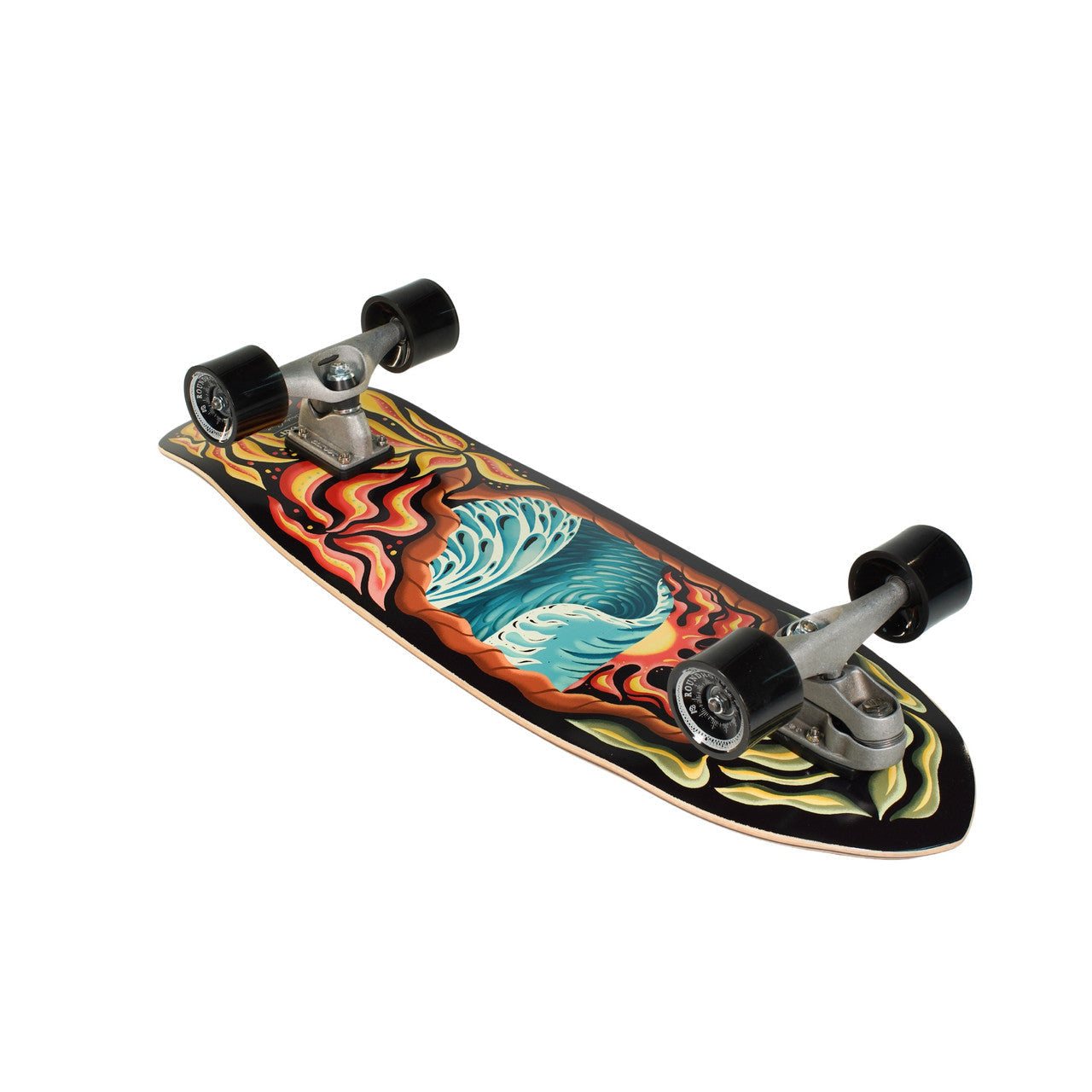 Carver Psychedelic Sunset C7 Raw Surfskate Complete (V4) - 32″