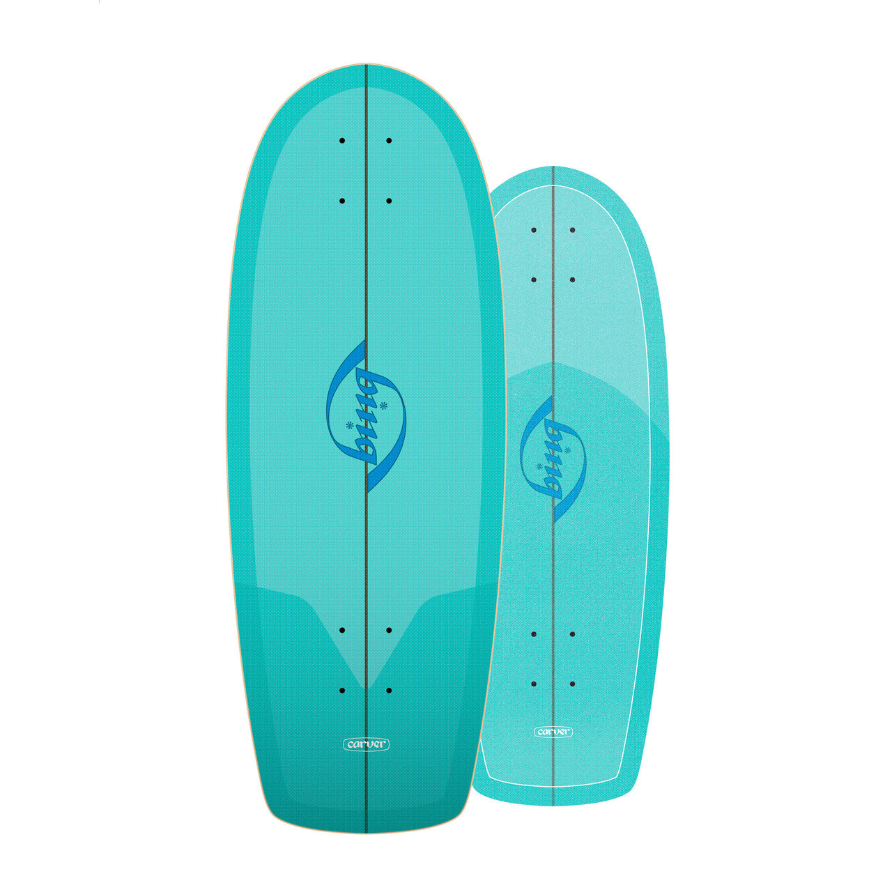 Carver x Bing Puck Surfskate Deck With Sugarcoat (V3) - 27.5"