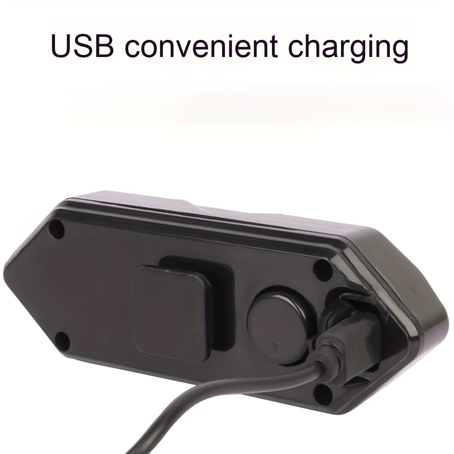 USB Rechargeable LED Bike Tail Light with Turn Signals TJR9V3C