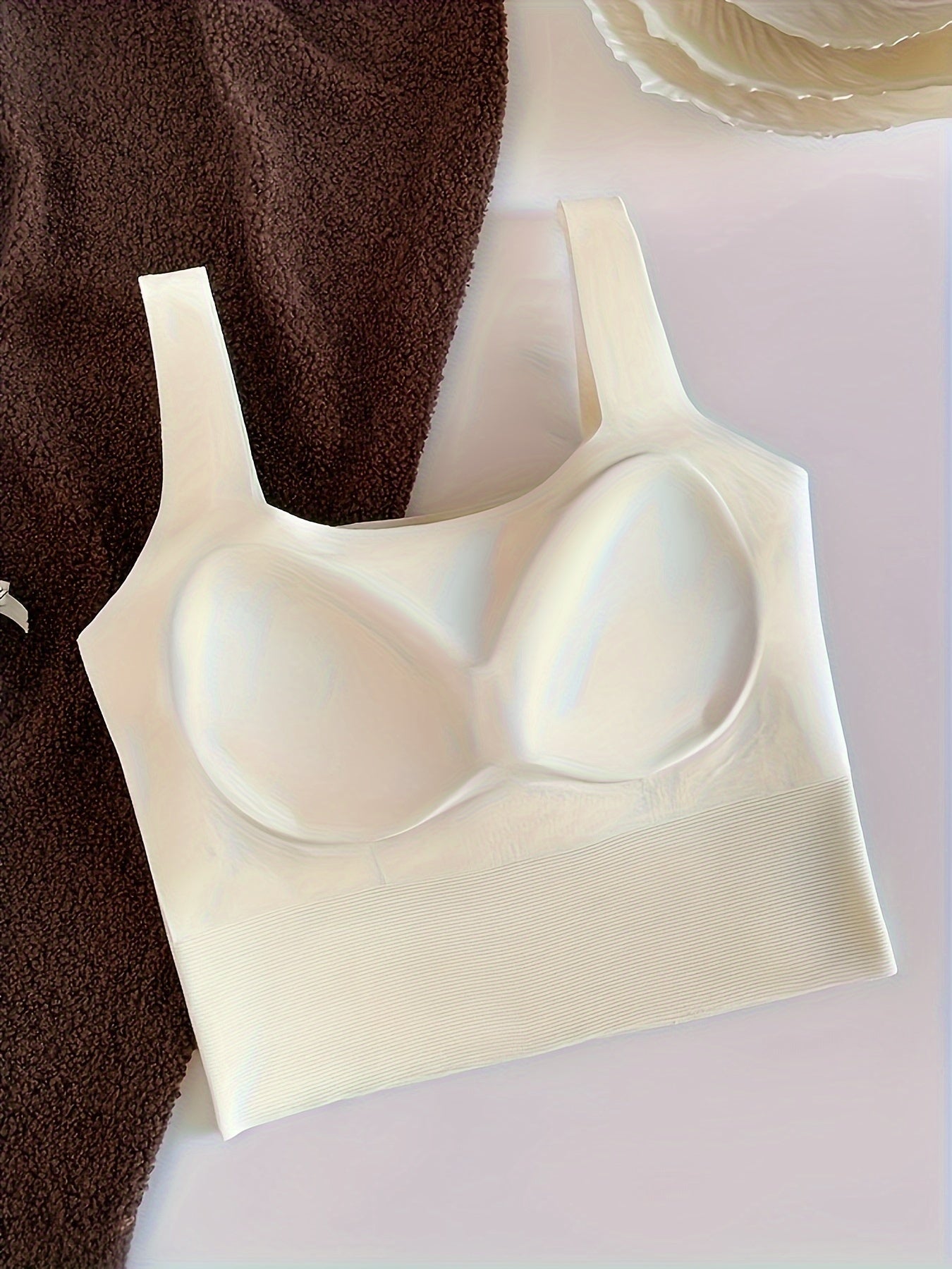 Seamless Wire-Free Sports Bra, Breathable Fit TJR8M5D