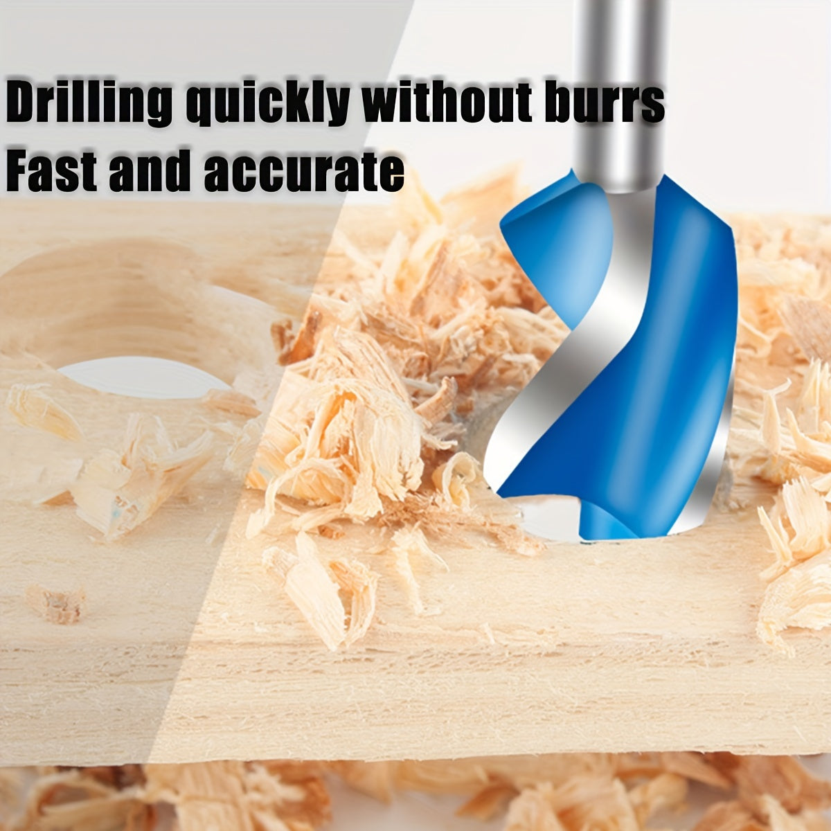 New 6pcs Woodworking Drill Set for Hole Drilling TJR8M4S