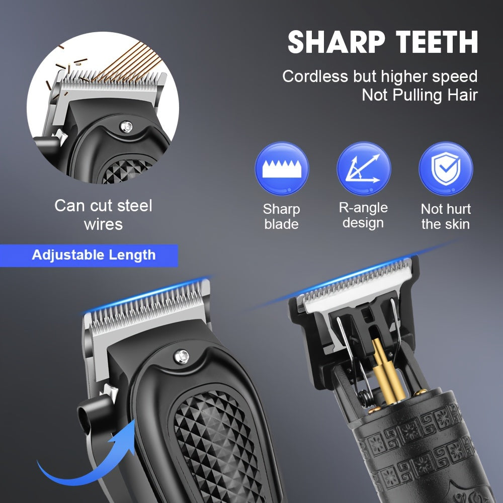 HIENA Men’s Electric Hair Clipper with Digital Display TJR8W1R