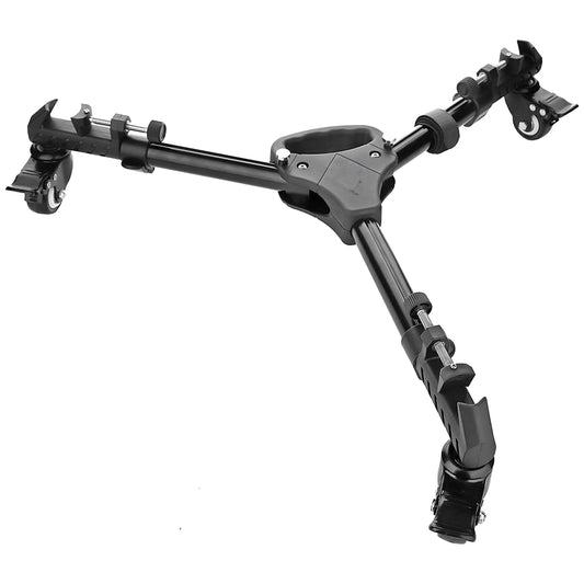 VX600 Aluminum Tripod with Dolly Wheels-OYVD