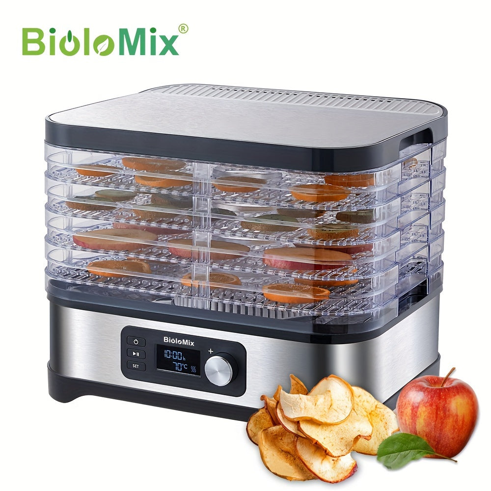 BioloMix 5Tray Food Dehydrator with LED Display-C32Z