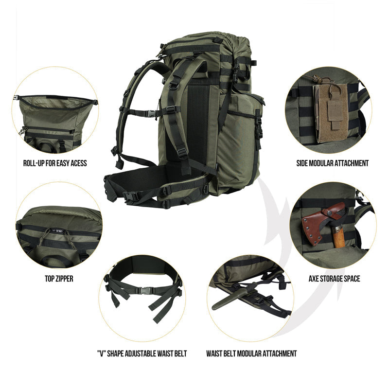 WILD ROCKET Bushcraft Pack