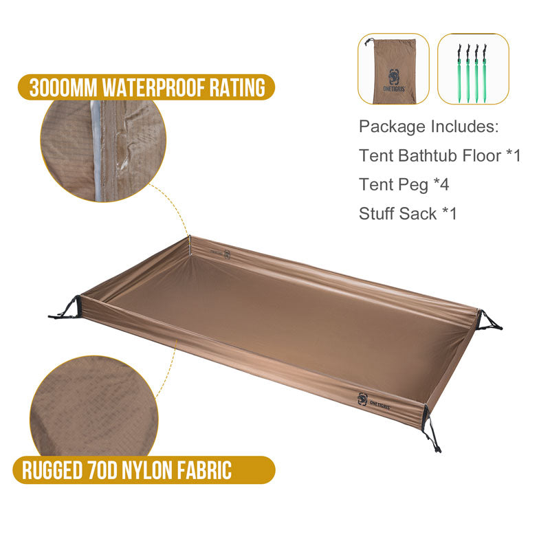 Tent Bathtub Floor