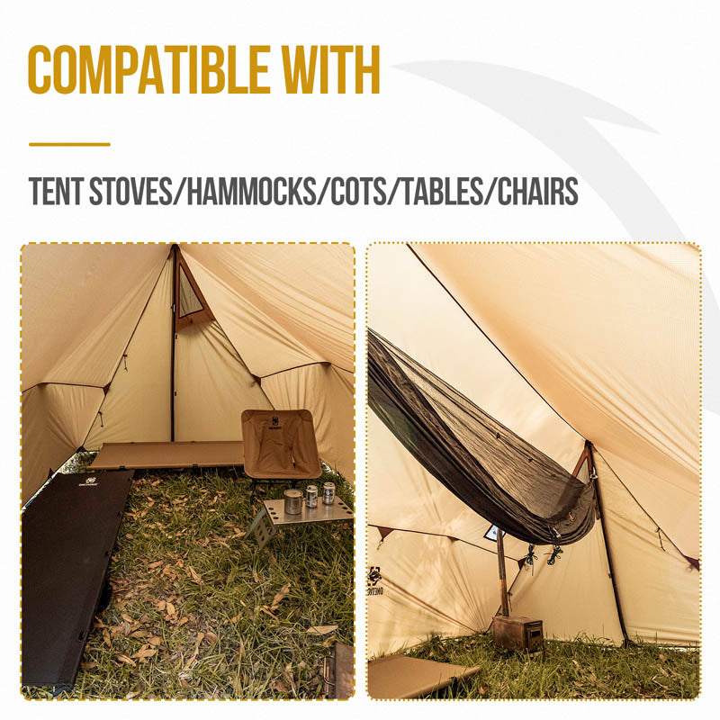 ROCDOMUS Hammock Awning & Hot Tent