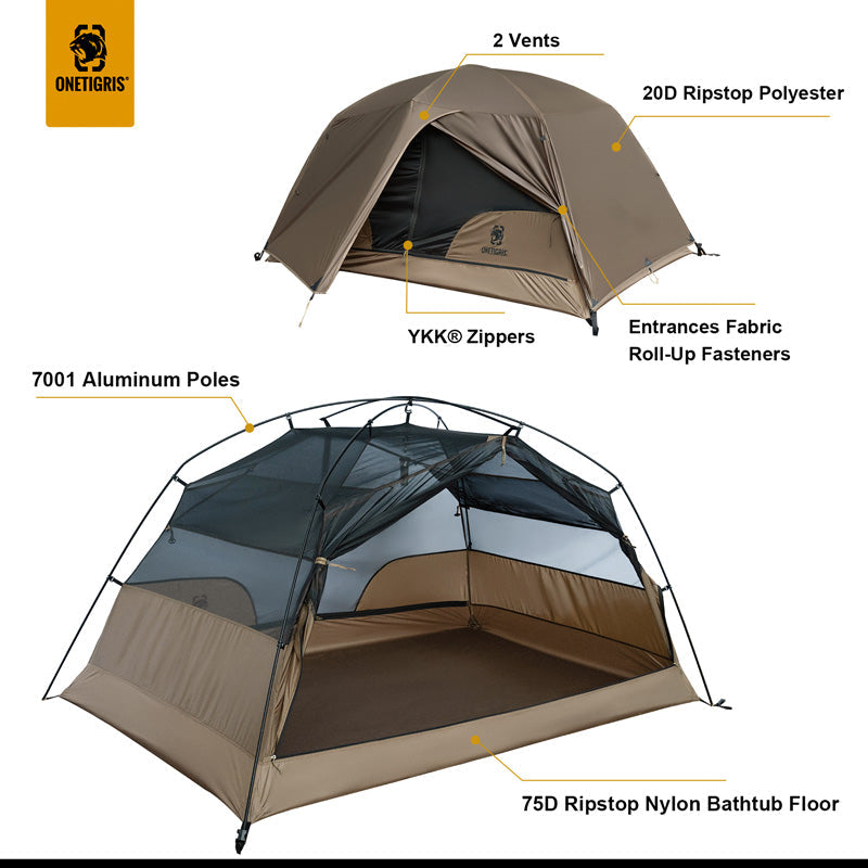 COSMITTO Backpacking Tent