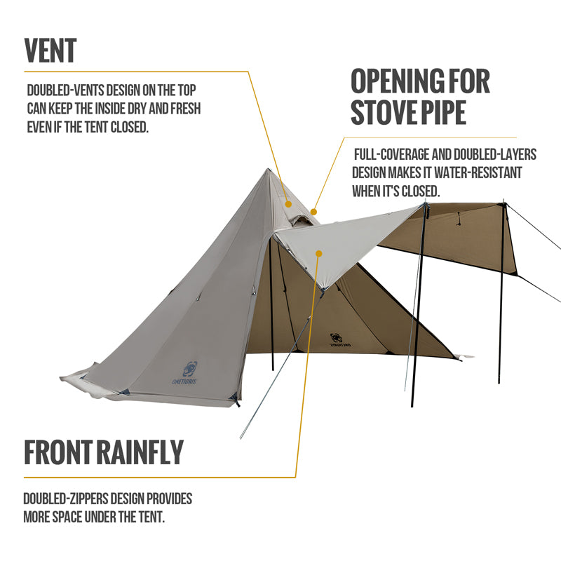 NORTHGAZE Chimney Tent