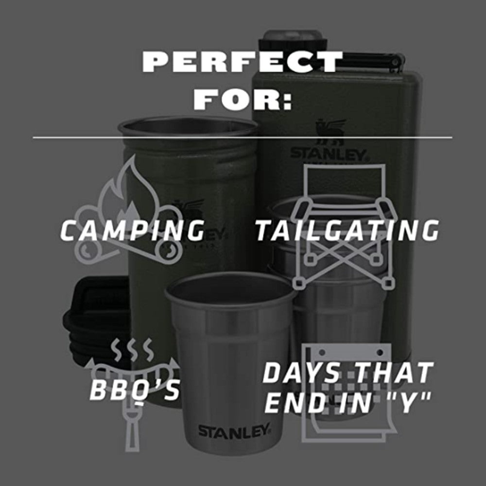 Stanley Adventure Stainless Steel Shots + Flask Gift Set