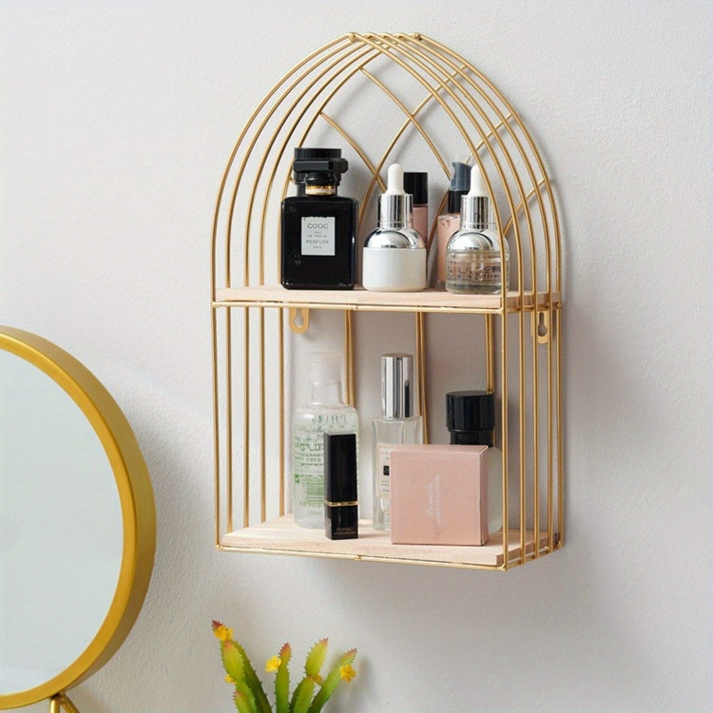 Golden Brooklyn Wall Shelf - IK0Y