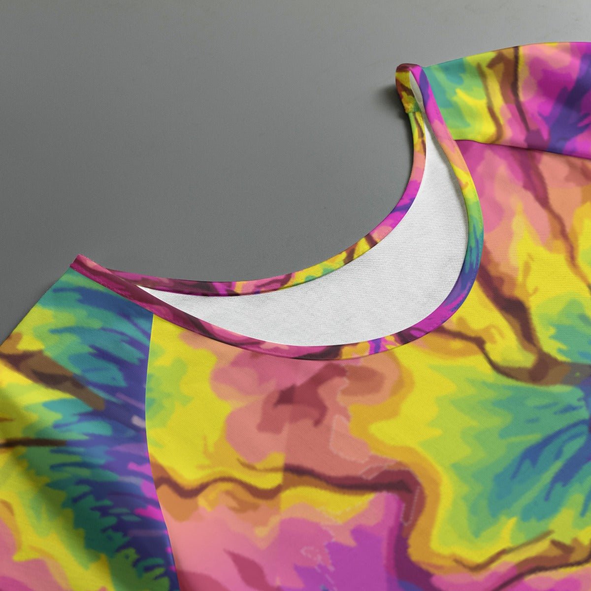 Chaos & Cosmic Bloom All-Over Print Raglan — Boundless Bleeds Series