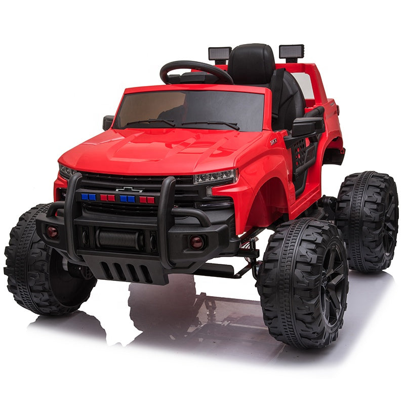 Magic Cars Chevy Silverado Monster Pickup Truck Ride On Toy Truck For Children Wireless Parental Control