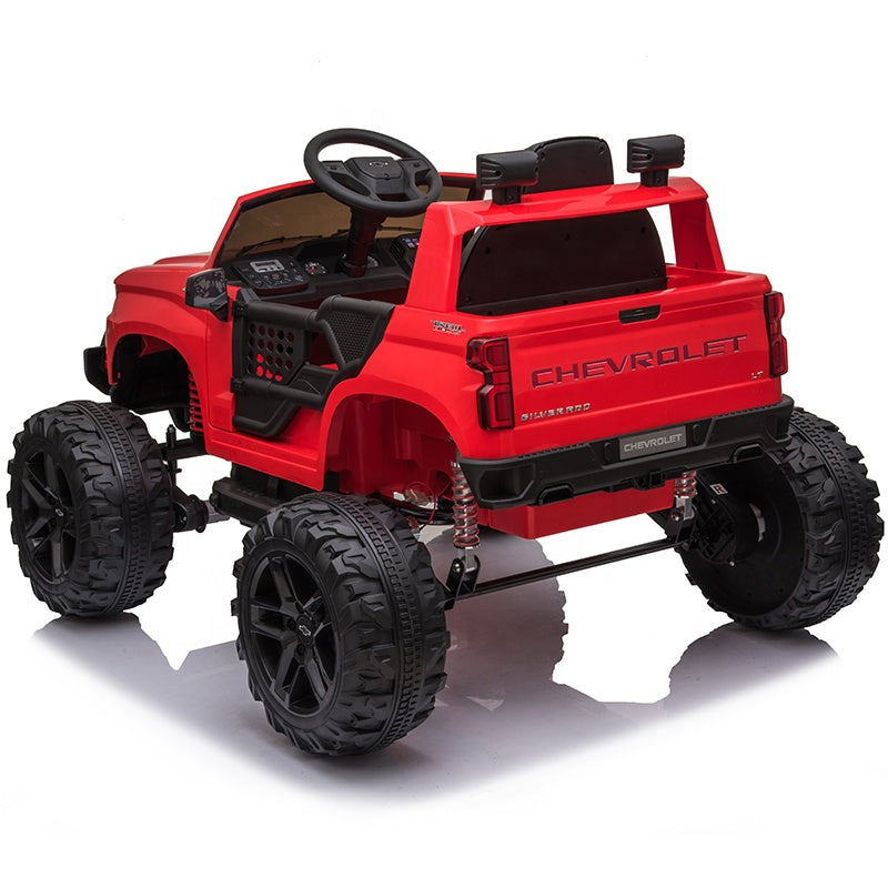 Magic Cars Chevy Silverado Monster Pickup Truck Ride On Toy Truck For Children Wireless Parental Control