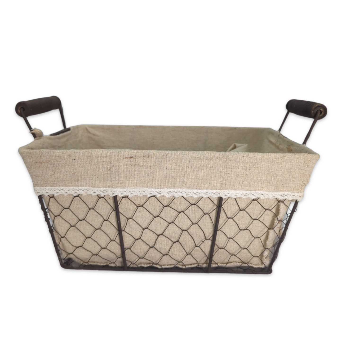 Chicken Wire Farmhouse Basket
