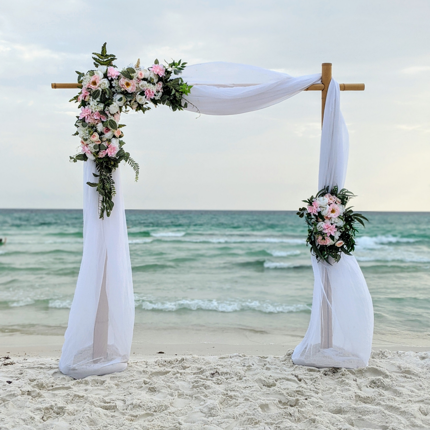 Chiffon Wedding Arbor Drape Rental