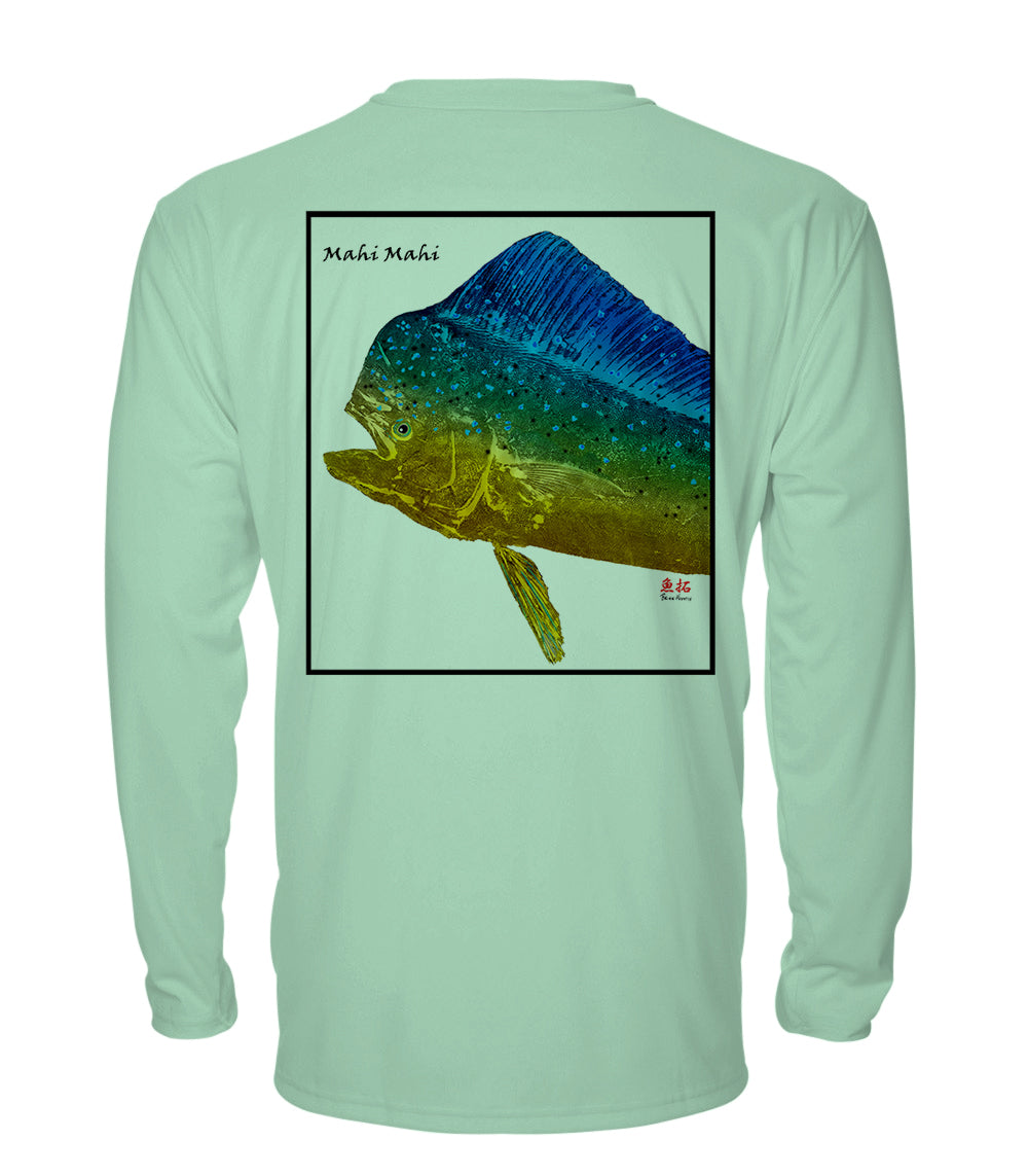 Mahi Bull Head - chillBRO® by Denali Mens Long Sleeve Sun Protective Shirt