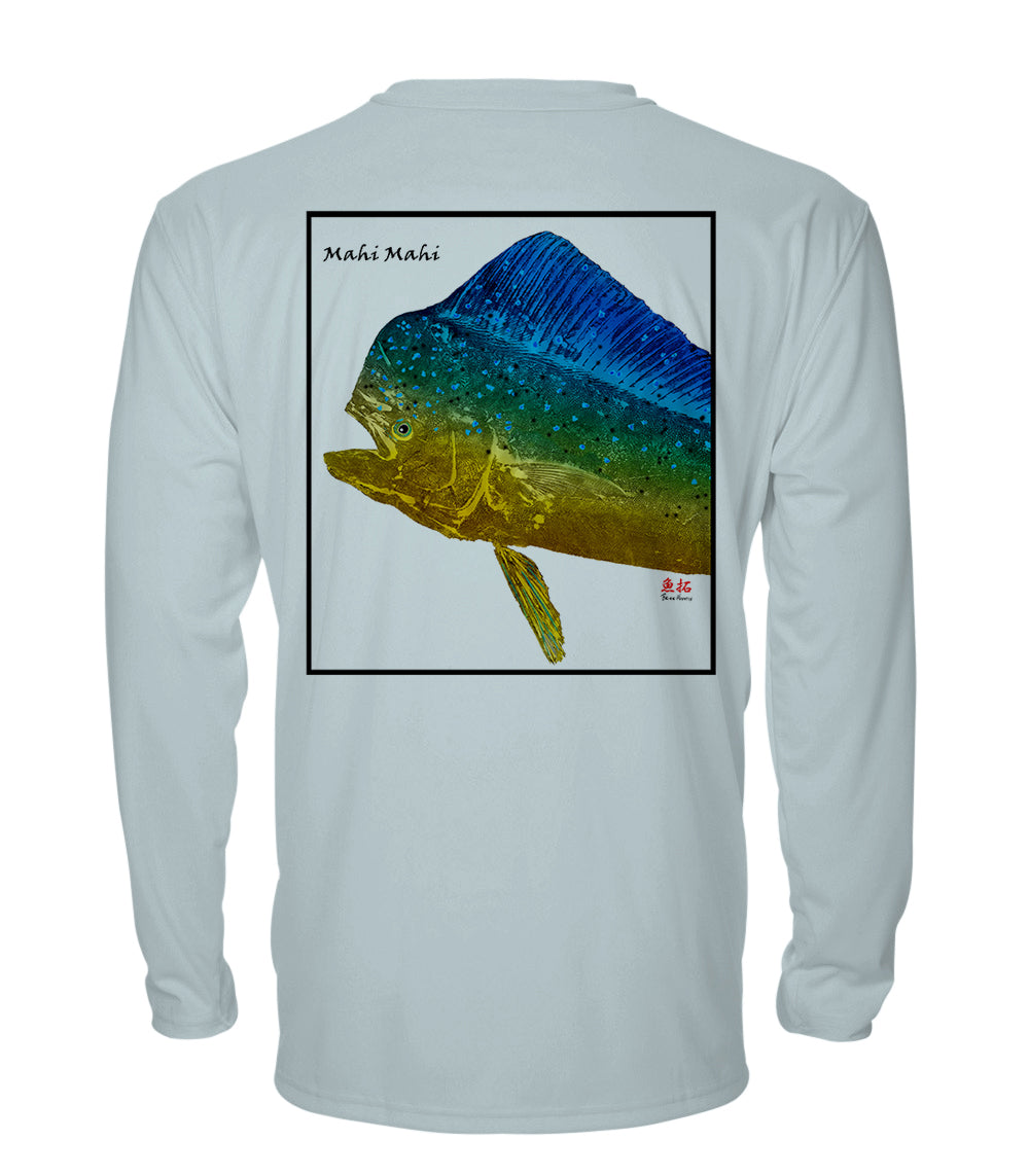 Mahi Bull Head - chillBRO® by Denali Mens Long Sleeve Sun Protective Shirt