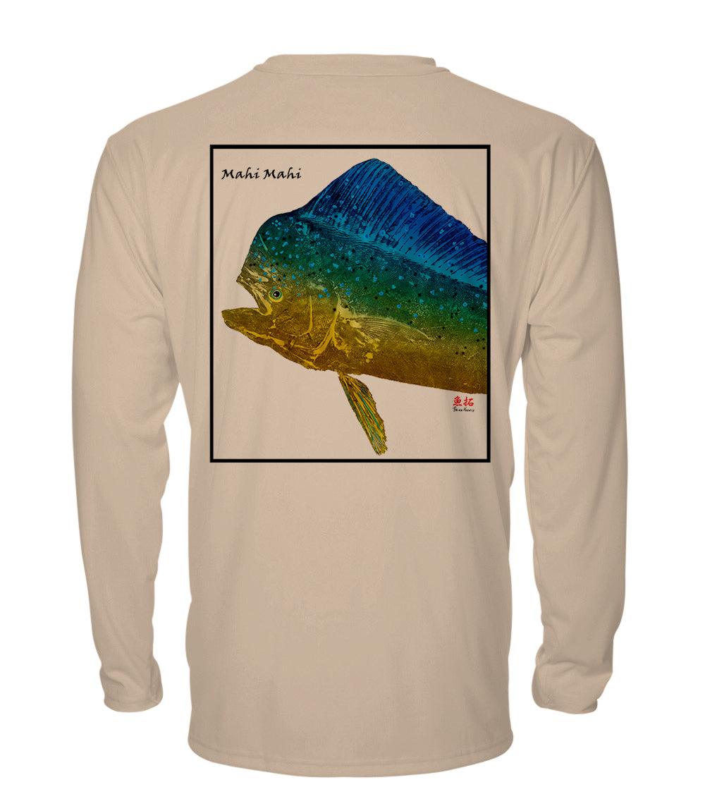Mahi Bull Head - chillBRO® by Denali Mens Long Sleeve Sun Protective Shirt