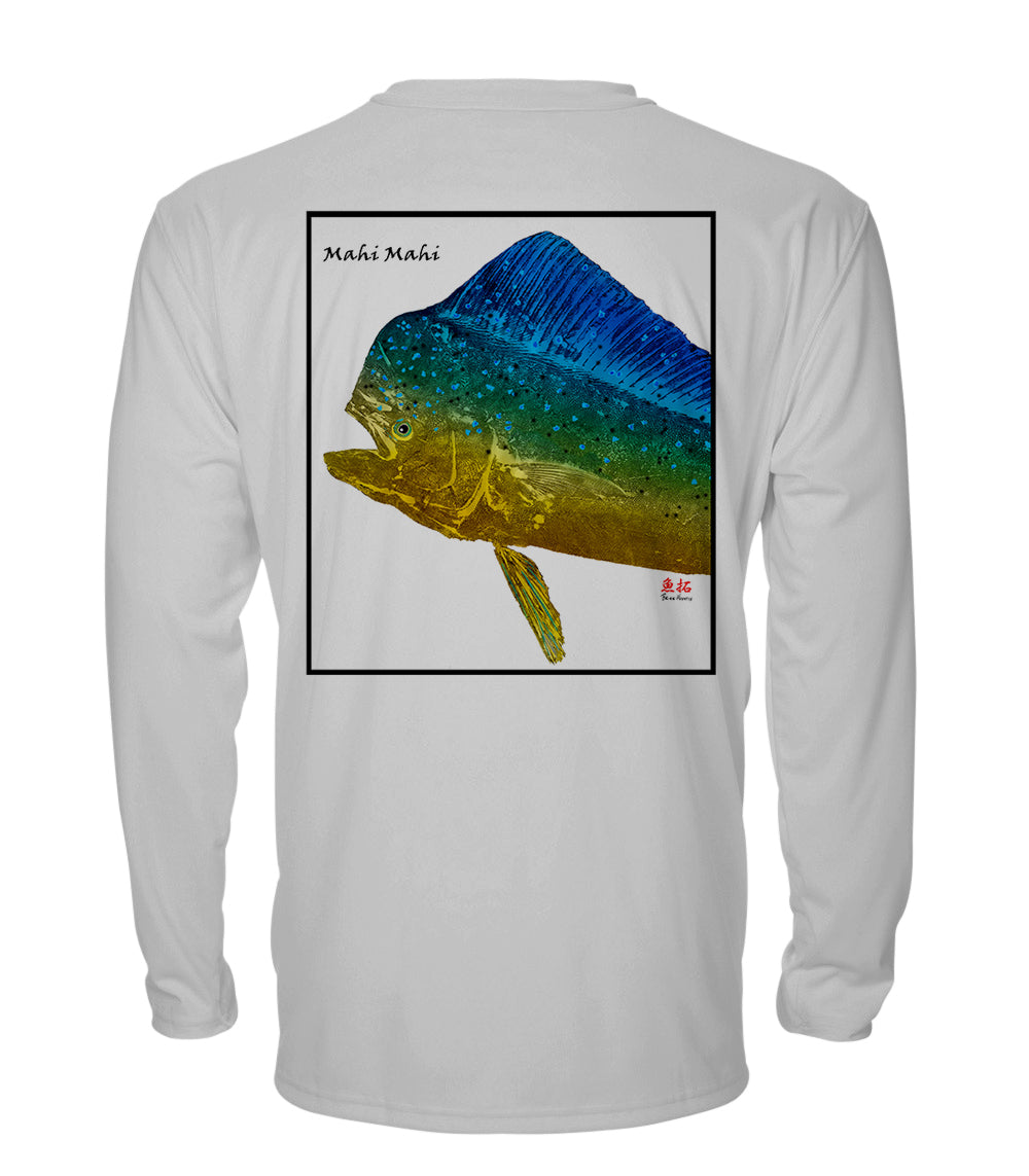 Mahi Bull Head - chillBRO® by Denali Mens Long Sleeve Sun Protective Shirt