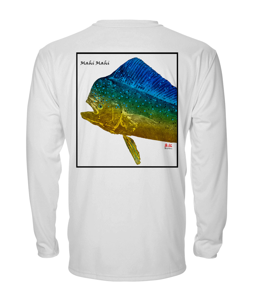 Mahi Bull Head - chillBRO® by Denali Mens Long Sleeve Sun Protective Shirt