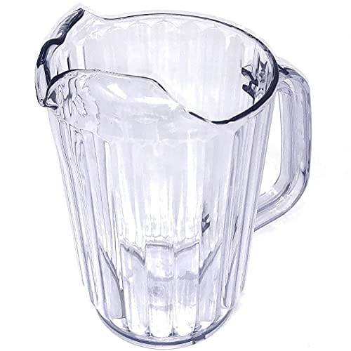Choice 32 oz. Clear SAN Plastic Water Pitcher, BPA free