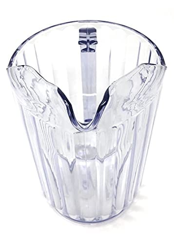 Choice 32 oz. Clear SAN Plastic Water Pitcher, BPA free