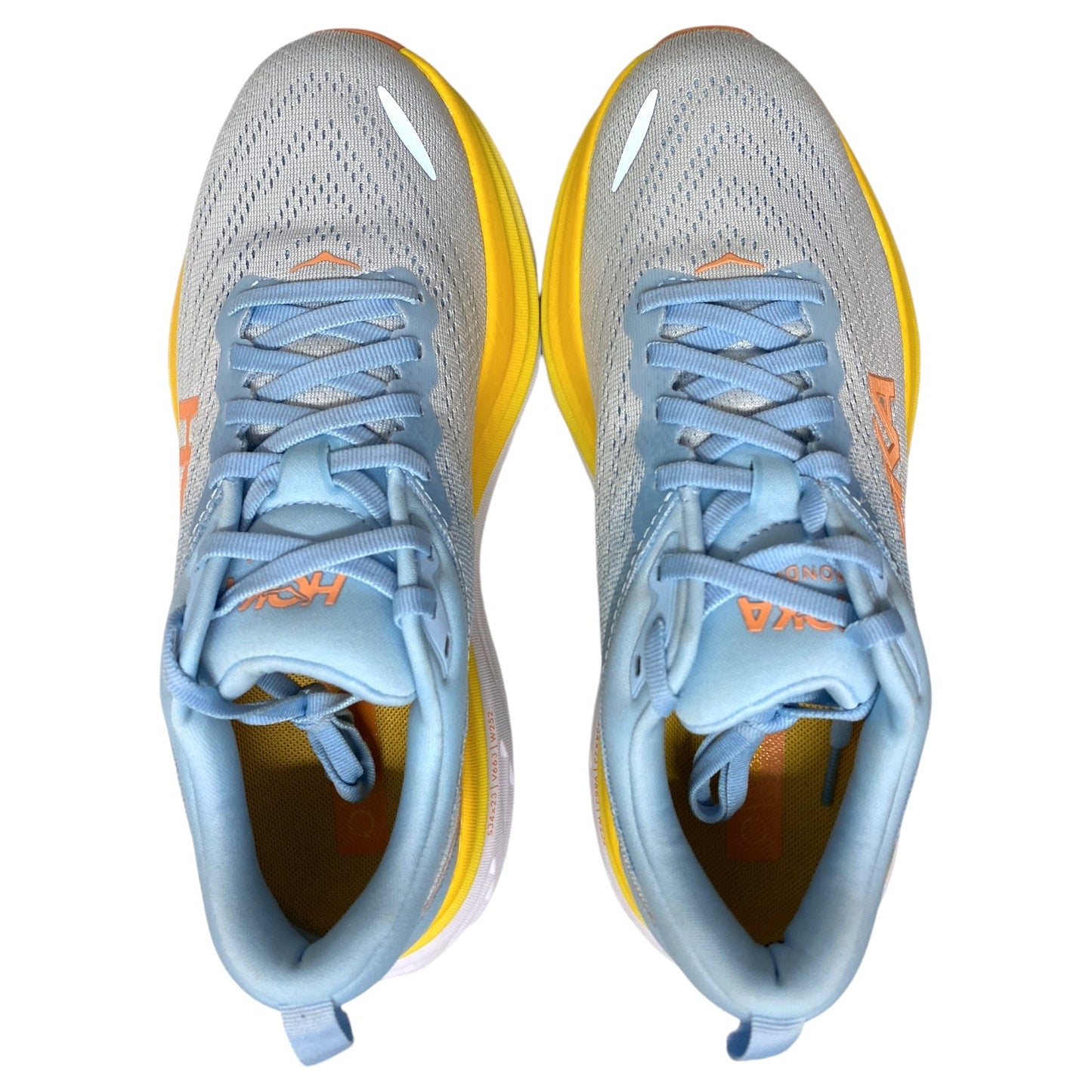 Hoka One One Women's Bondi 8 Comfort Lace Up Running Athletic Sneaker