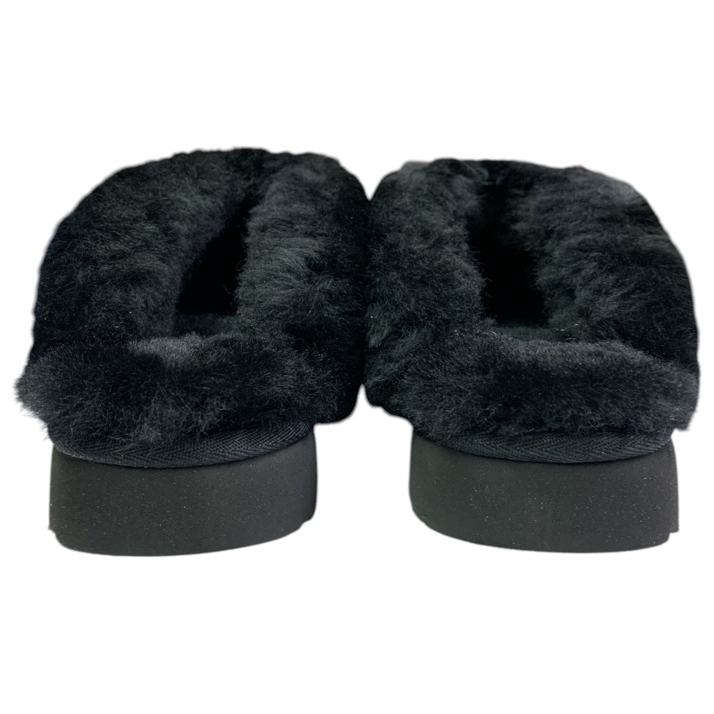 UGG Women's Indoor/Outdoor Sheepskin-Collared Suede Classic Slipper II