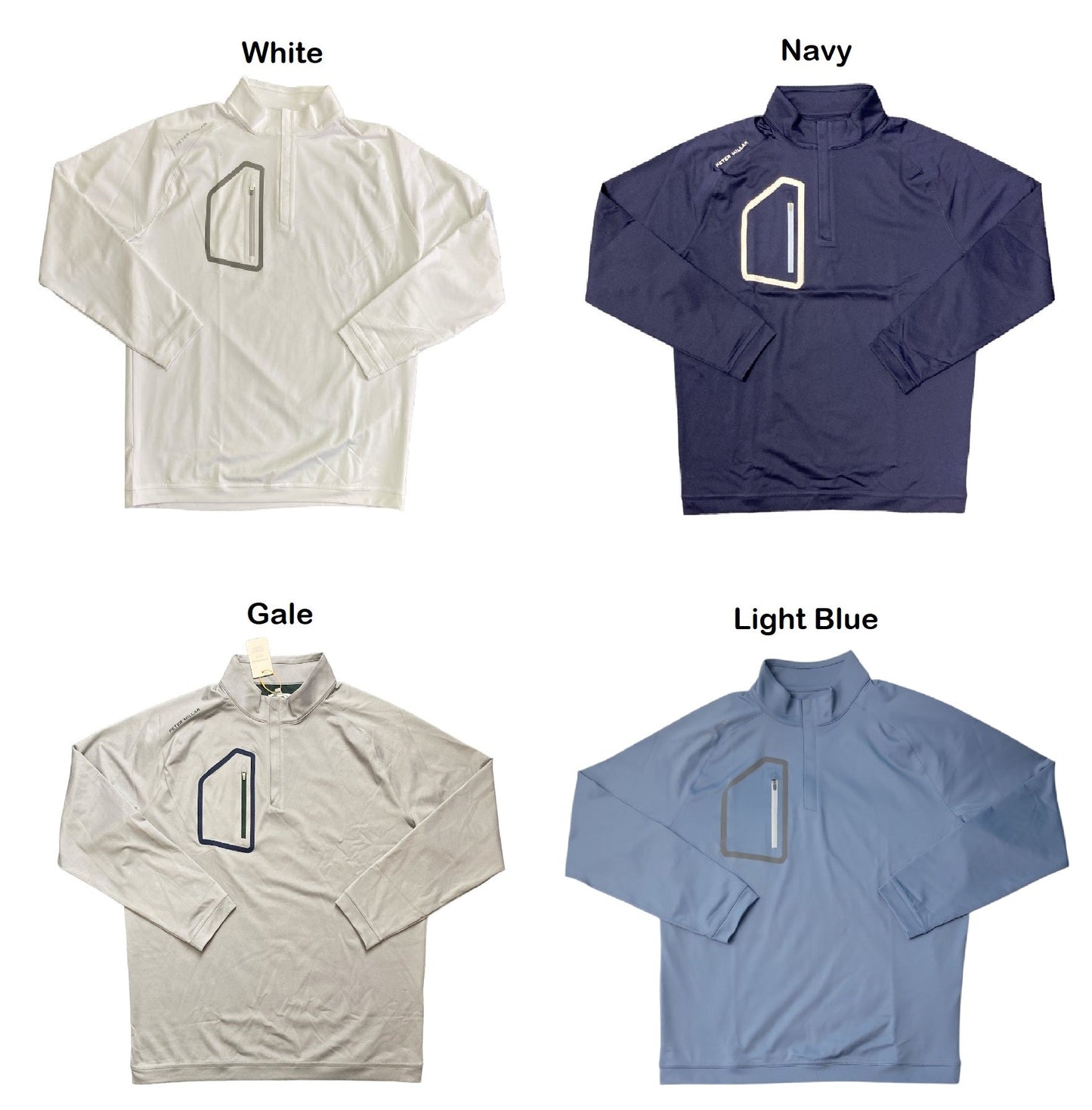 Peter Millar Men's Forge Performance Long Sleeve Quarter Zip Pullover, MF23EK42