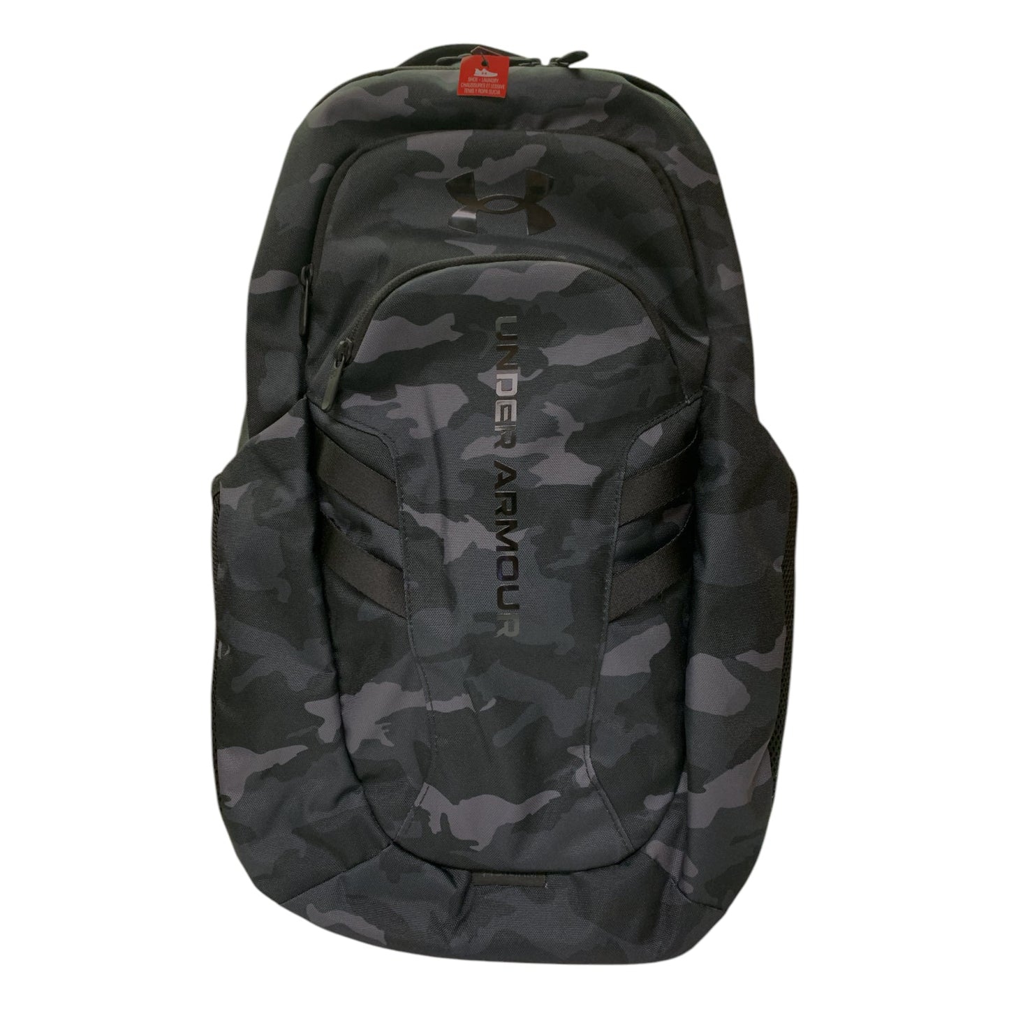Under Armour UA Hustle 6.0 Pro Backpack, Adult, Black/Castlerock Camo