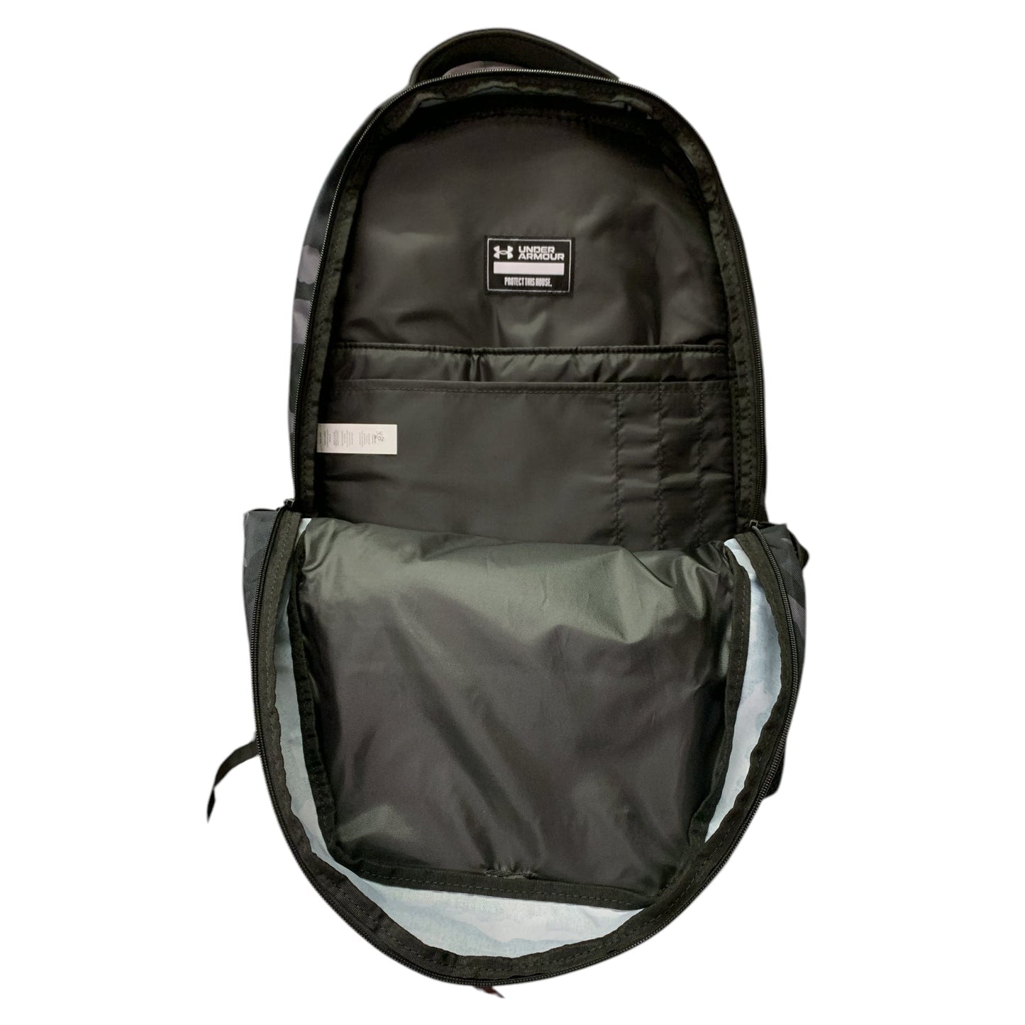 Under Armour UA Hustle 6.0 Pro Backpack, Adult, Black/Castlerock Camo