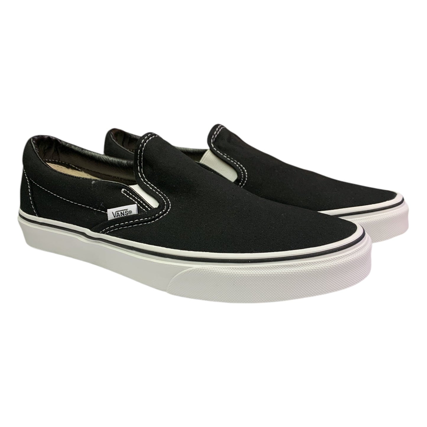 Vans Classic Unisex Slip-On Canvas Skateboarding Shoe, Rubber Waffle Outsole