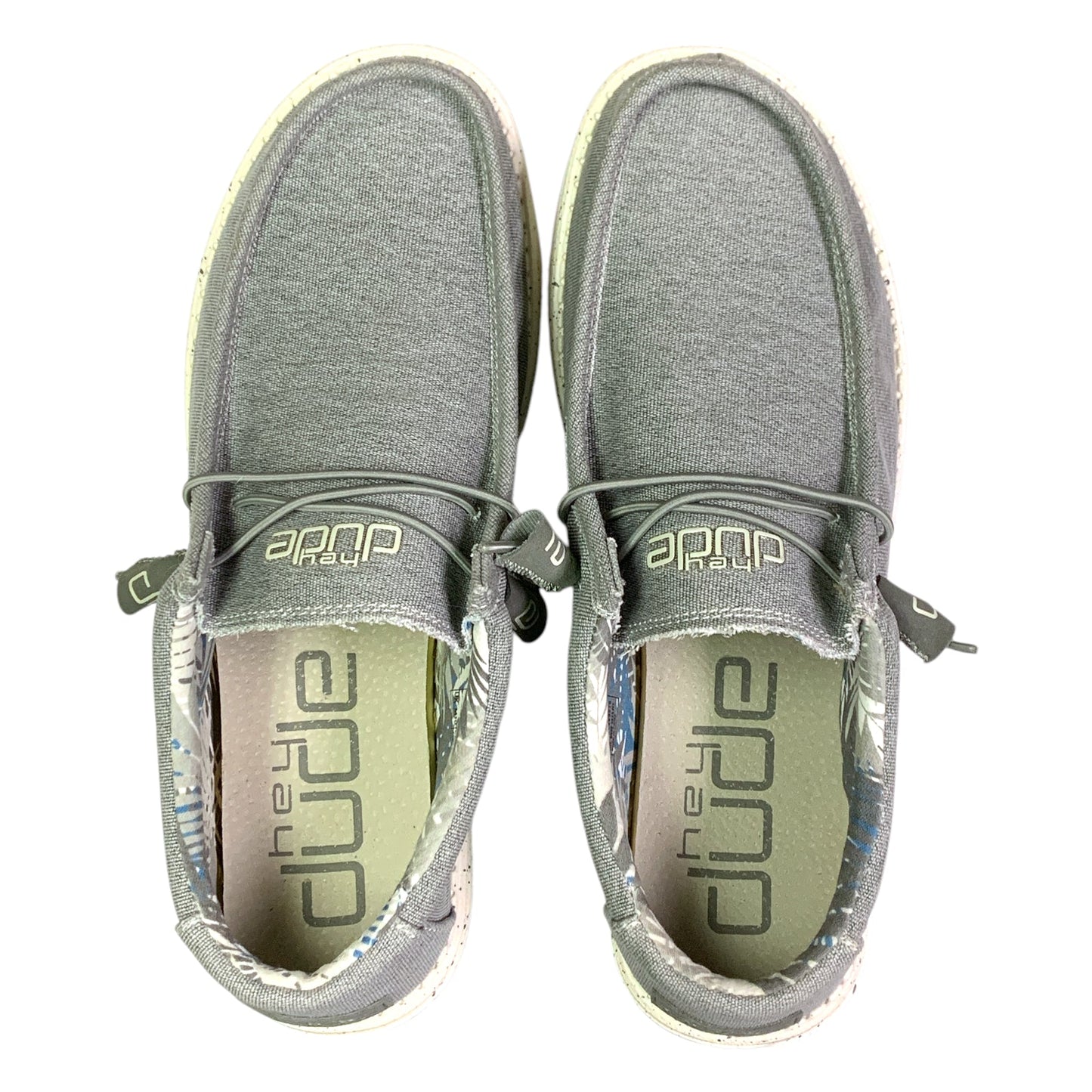 Hey Dude Men's Wally Stretch, Canvas Lightweight Moc-Toe Slip-Ons