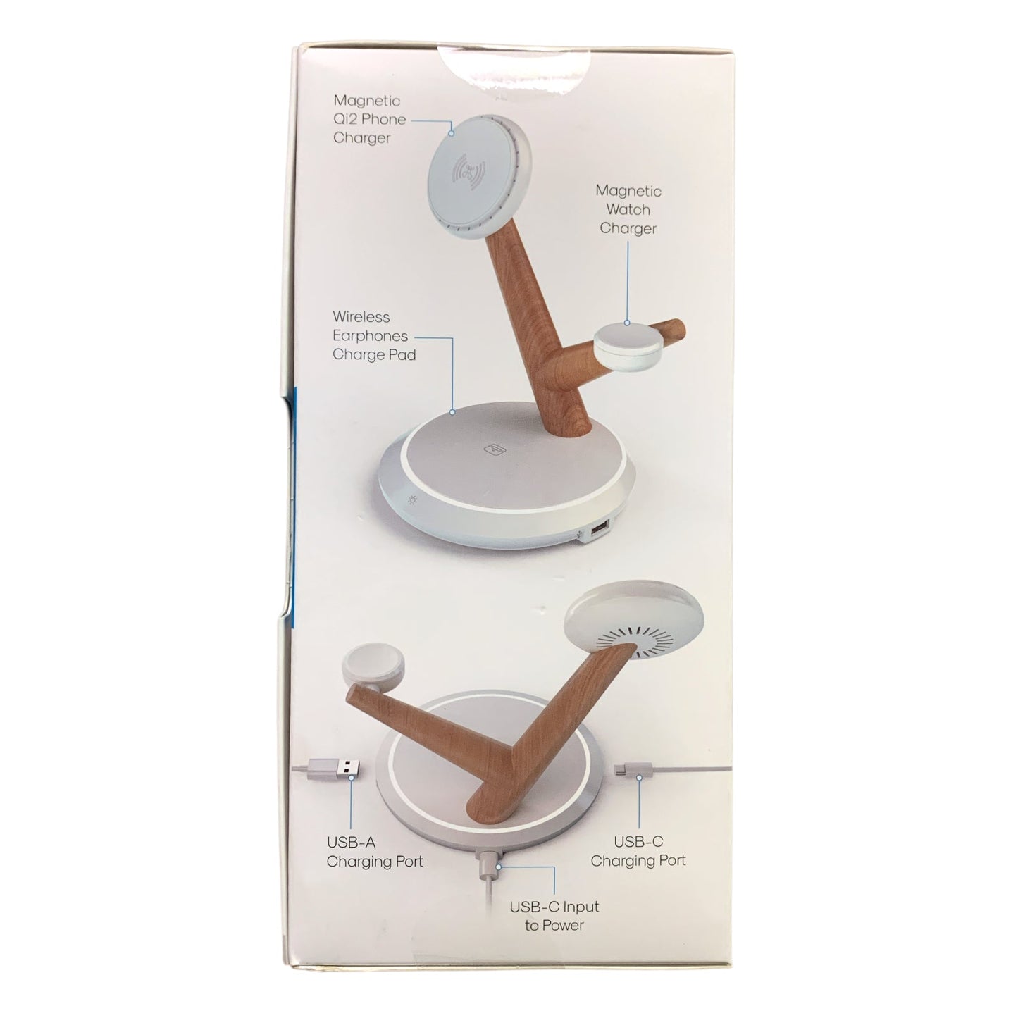 Atomi Qi2 Magnetic Wireless Charging Stand - Phone, Watch and Earbud Charging