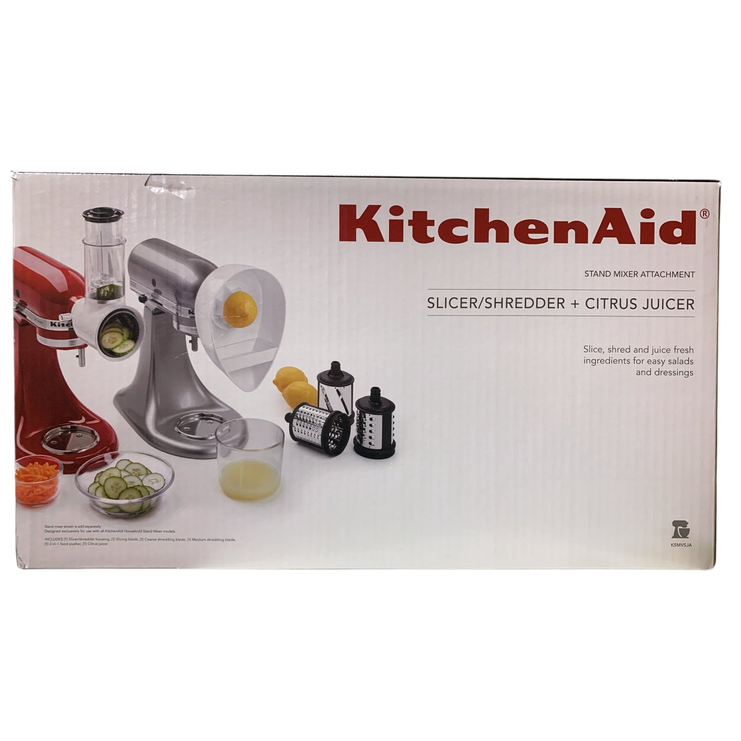 KitchenAid Stand Mixer Attachments, Slicer/Shredder and Citrus Juicer, White