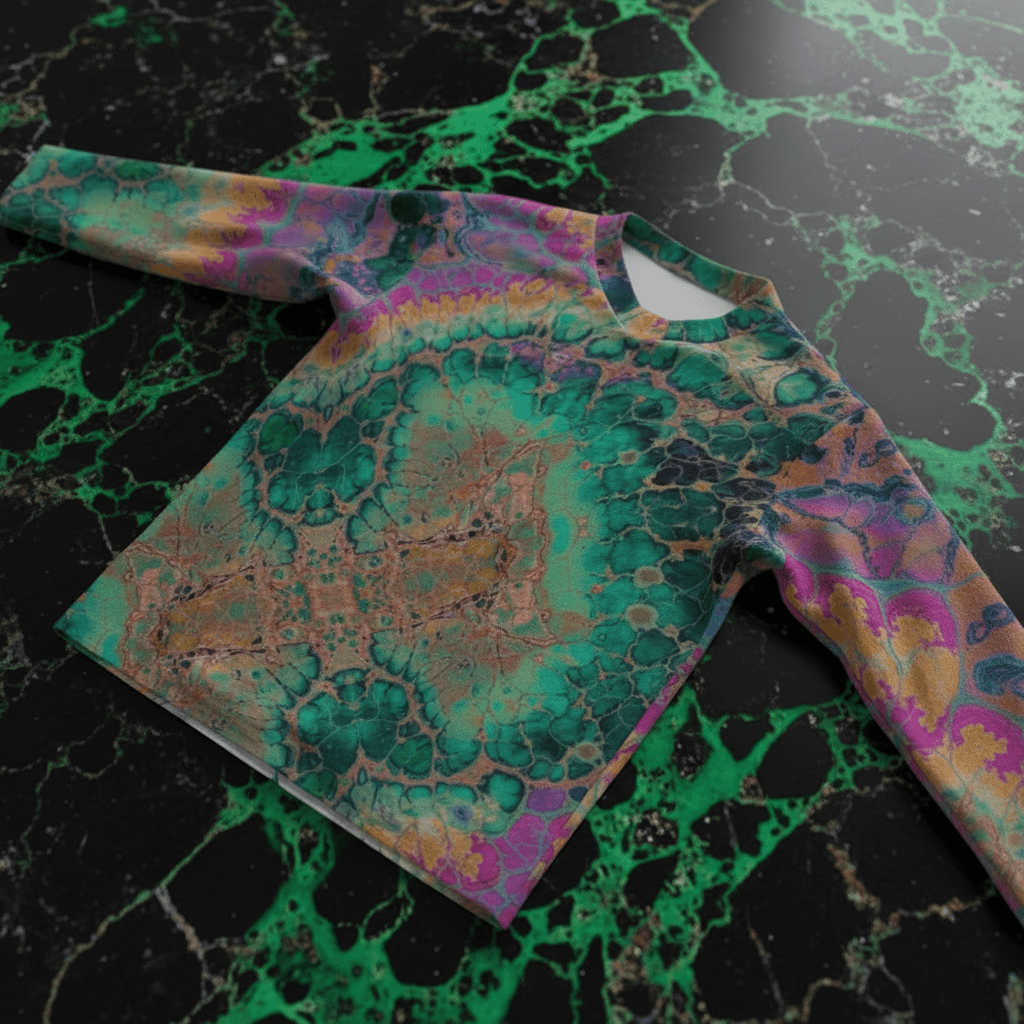 Cosmic Abstract Hockey Jersey for Streetwear Collectors — Full-Coverage AOP Mesh, Rink-to-Festival Statement, Bold Print Sports Jersey