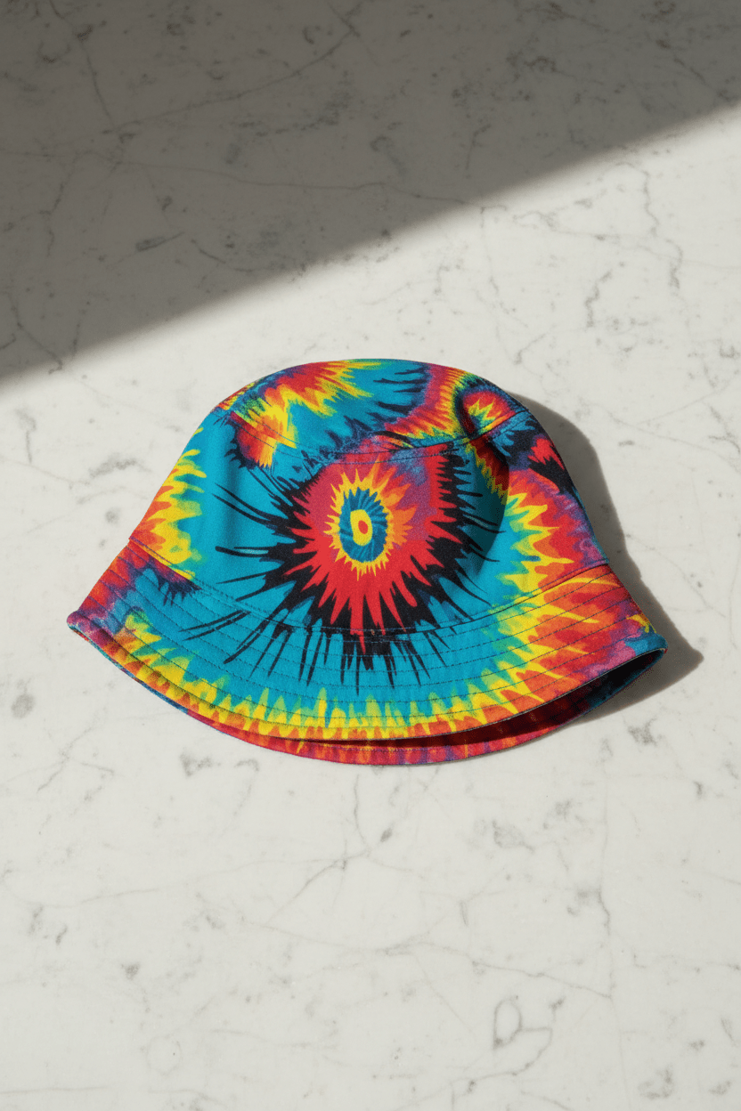 Crimson Ocean Reversible Bucket Hat for Bold Mood-Switchers — Boundless Bleeds AOP Both Sides Printed, Deep Red Fluid Abstract